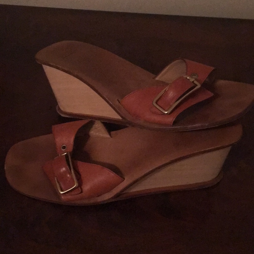 Antique coach sandals